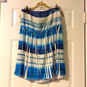 Lane Bryant Blue Babydoll Top Plus Size 18 20